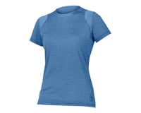 Endura Women's SingleTrack Short Sleeve Jersey (Blue Steel)